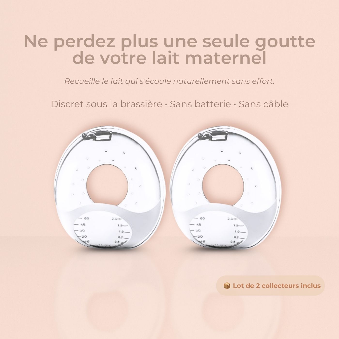Le collecteur de lait maternel Isanoa™