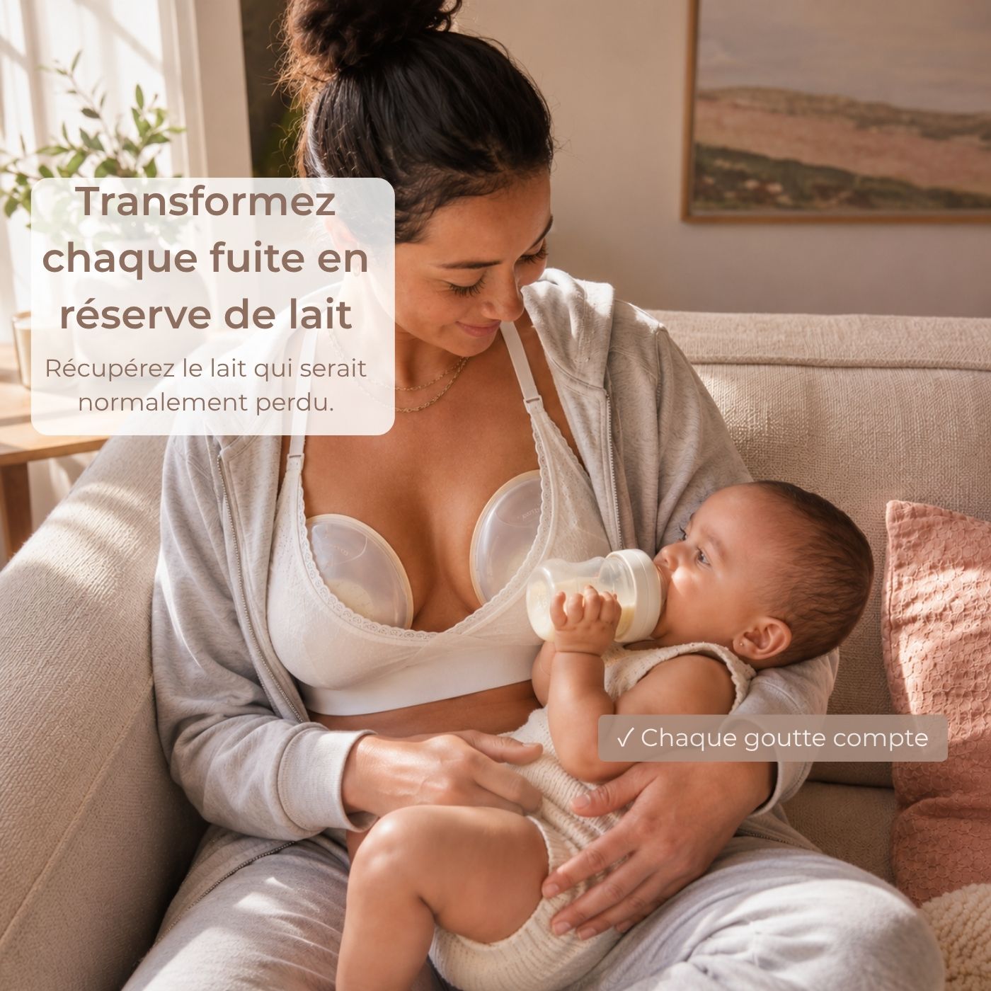 Collecteurs de lait Isanoa™ — récupérez chaque goutte sans tire-lait