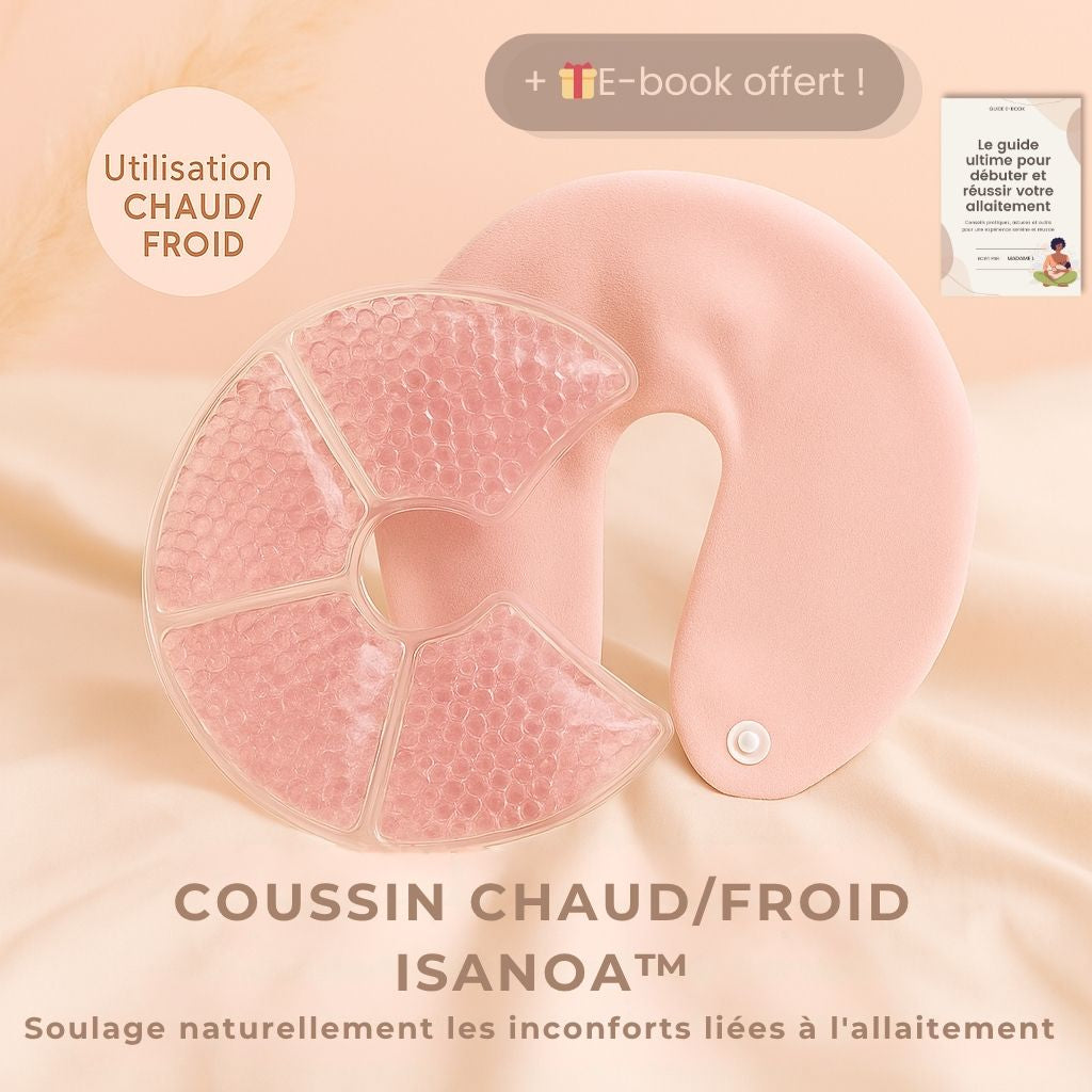 Coussin chaud/froid Isanoa™ – Soulagement naturel pour mamans allaitantes