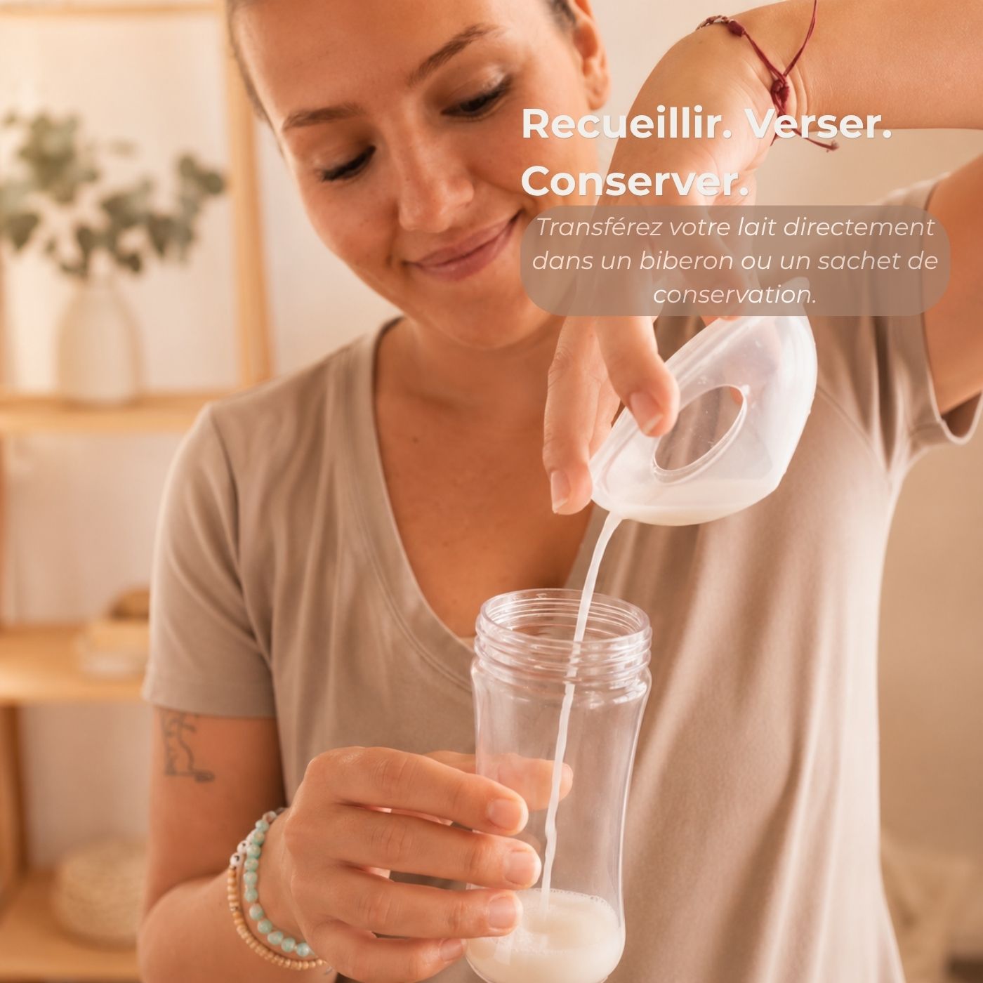 Collecteurs de lait Isanoa™ — récupérez chaque goutte sans tire-lait