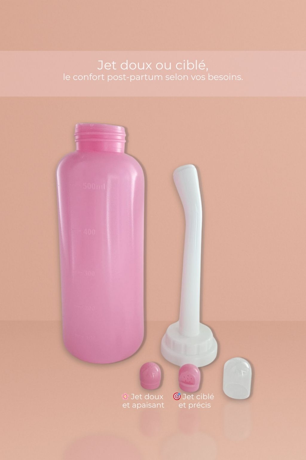 Le flacon de rinçage périnéal douceur post-partum Isanoa™